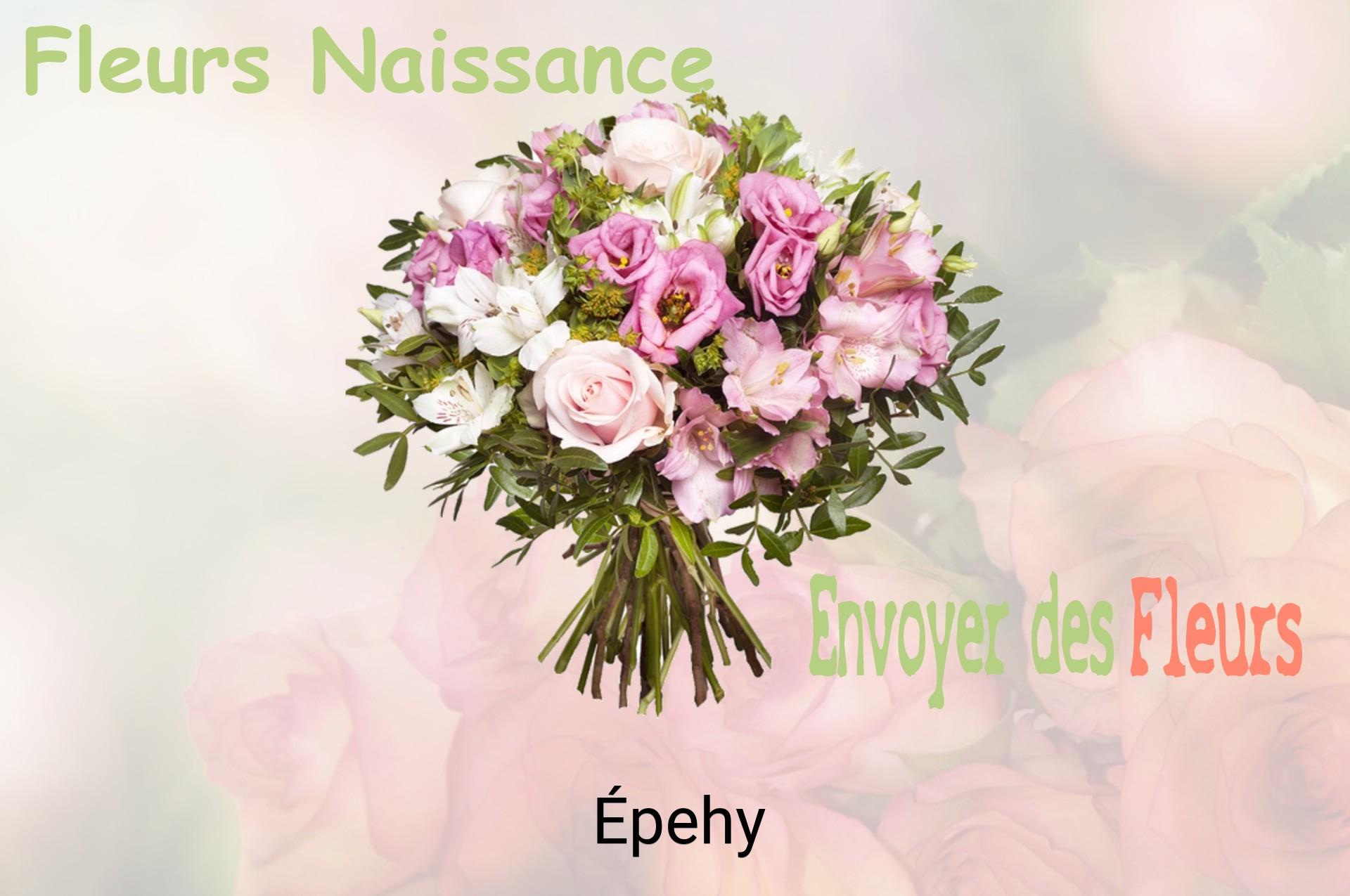 Bouquet de fleurs de naissance livré à Épehy